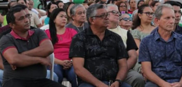 Assinatura da Ordem de Serviço da Escola Manoel Garcia de Paiva do Bairro Santa Luzia