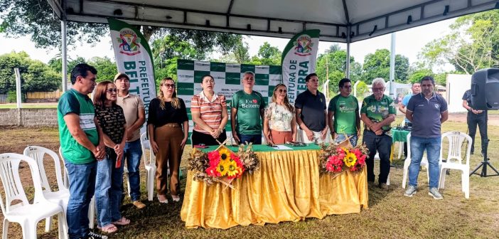 Presidente da Câmara Municipal de Belterra, Jonas Palheta, Participou da Inauguração da Reforma e Ampliação do Estádio Dedécão