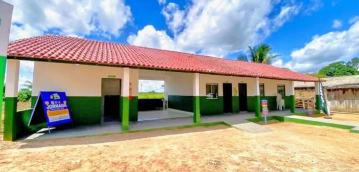 Vereadores da Câmara de Belterra Participaram da Inauguração da Escola Municipal de Ensino Fundamental São Francisco na Comunidade Betânia